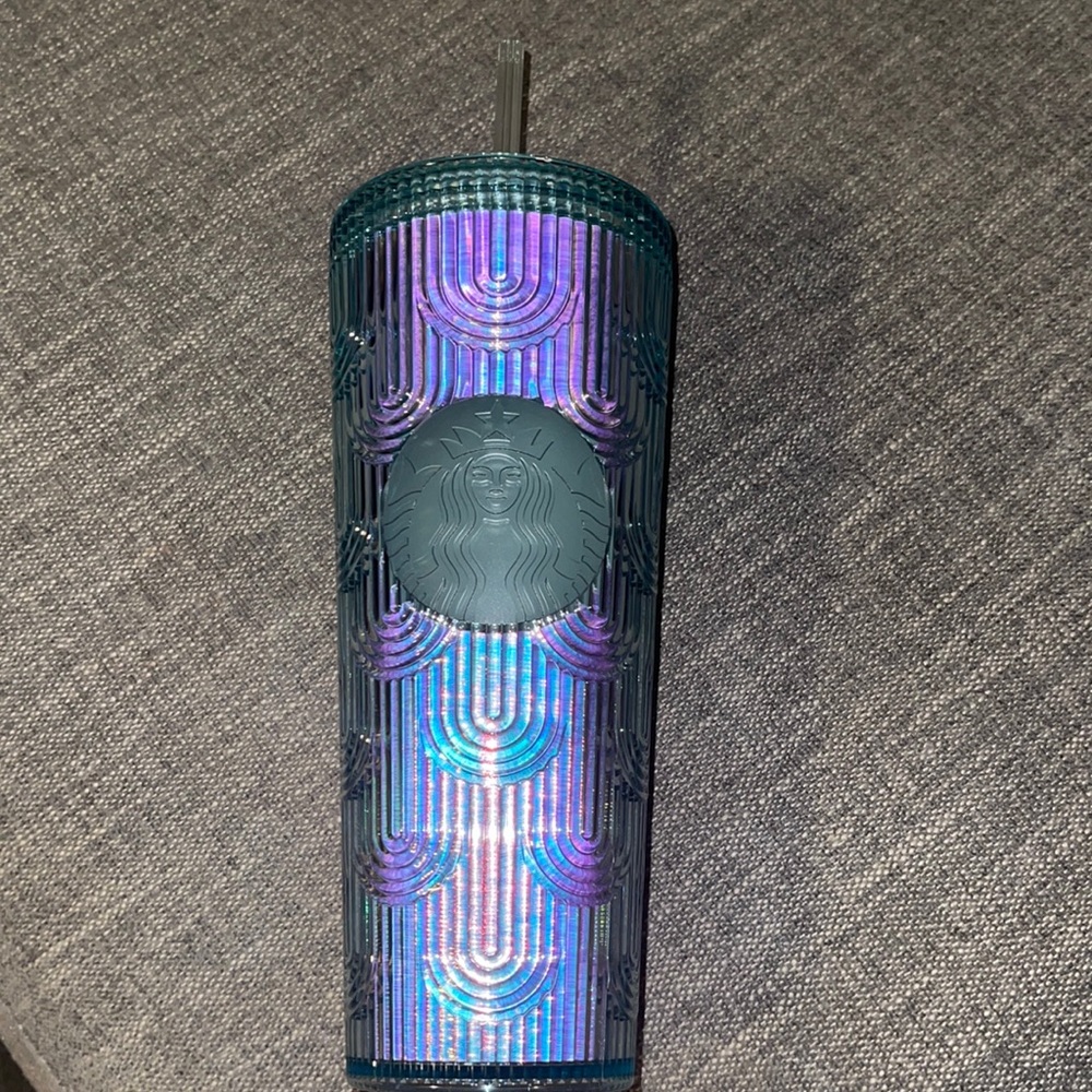 Starbucks - Aqua Mermaid Scale Iridescent Tumbler
